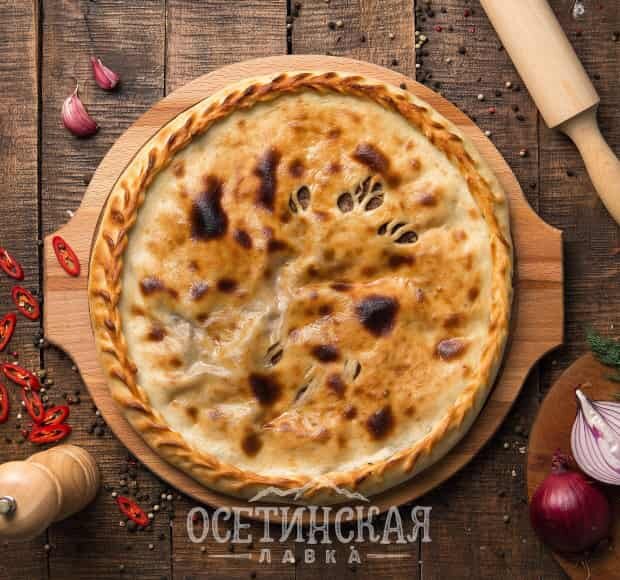 Осетинский пирог с мясом «Фыдджын»